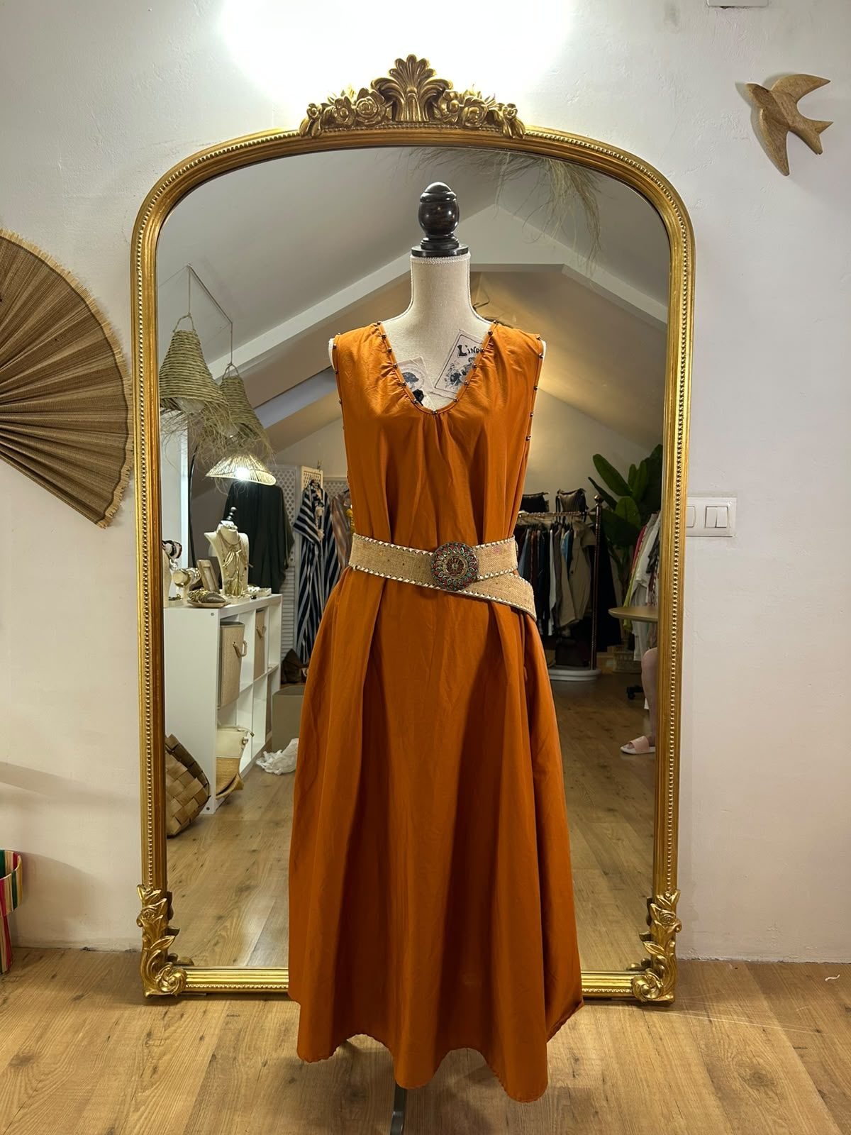 Vestido Boho con tachuelas - foto 2